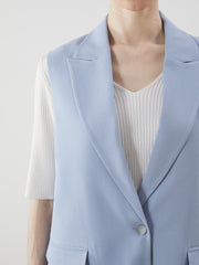 LCW Modest Jacket Collar Women Classic Vest