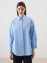 LCW Modest Shiny Stone Poplin Women Shirt Tunic