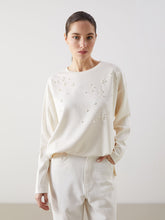 LCWAIKIKI Classic Ecru Crew Neck Stoned Women Tunic