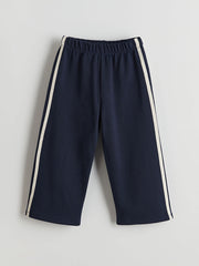 LCW Kids Navy Blue Elastic Waist Girls Tracksuit Bottoms