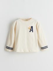 LCW Kids Crew Neck Teddy Bear Printed Girls T-Shirt