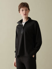 LCW Classic Stand Collar Women T-Shirt