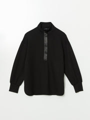 LCW Classic Stand Collar Women T-Shirt