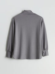 LCW Classic Stand Collar Women T-Shirt