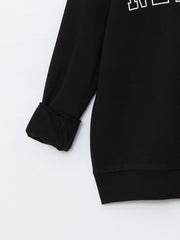 Xside New York Printed Oversize Women Thick Hoodie