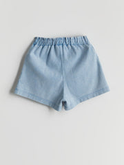 LCW Kids Elastic Waist Pocket Girls Shorts