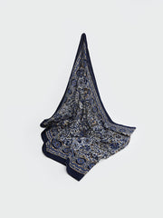 LCW ACCESSORIES Navy Blue Ethnic Patterned Women Shawl