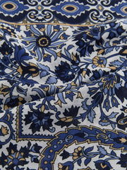 LCW ACCESSORIES Navy Blue Ethnic Patterned Women Shawl