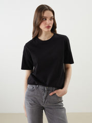 LCW Vision Crew Neck Oversize Women T-Shirt