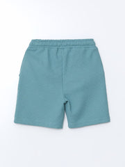 LCW Kids Crew Neck Textured Boy T-Shirt And Shorts