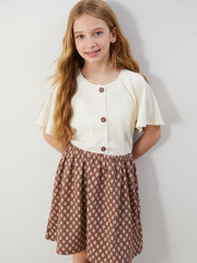 LCW Kids Crew Neck Girl Dress