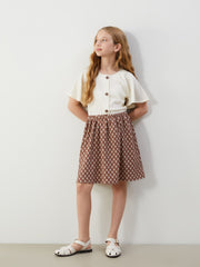 LCW Kids Crew Neck Girl Dress