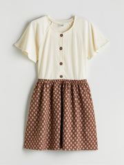 LCW Kids Crew Neck Girl Dress