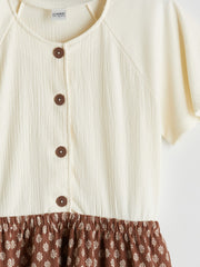 LCW Kids Crew Neck Girl Dress