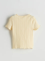 LCW Kids Crew Neck Girls T-Shirt