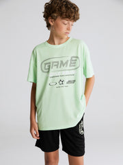 LCW Kids Crew Neck Boys T-Shirt And Shorts