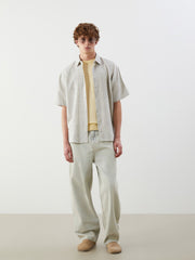 Xside Relaxed Fit Short Sleeve Striped Men Shirt