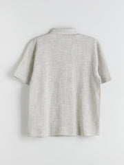 Xside Relaxed Fit Short Sleeve Striped Men Shirt