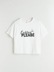 LCW Dream Petite Crew Neck Printed Women Pyjama Set