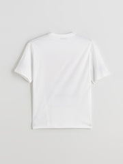 LCW Vision Ecru Crew Neck Roman Printed Oversize Women T-Shirt