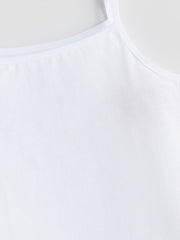 LCW Kids White Square Neck Girls Tank Top 3-Pack