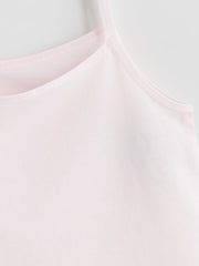 LCW Kids White Square Neck Girls Tank Top 3-Pack