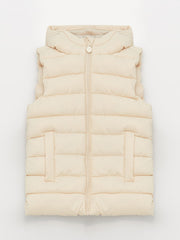 Hooded Girls Puffer Vest