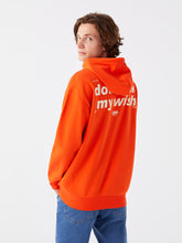 Oversize Long Sleeve Printed Men Hoodie