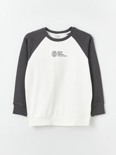 Crew Neck Printed Long Sleeve Boys T-Shirt