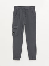 Boys Cargo Sweatpants With Elastic Waist