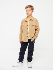 بنطالون جوجر مخملي ولادي بخصر مطاطي