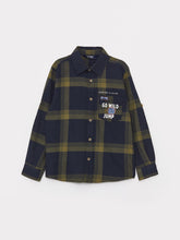 Plaid Long Sleeve Boys Shirt