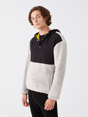 Long Sleeve Plush Men Hoodie