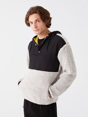 Long Sleeve Plush Men Hoodie