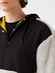 Long Sleeve Plush Men Hoodie