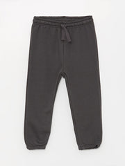 Basic Baby Boy Jogger Tracksuit Bottom With Elastic Waist, Pack Of 2