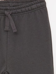 Basic Baby Boy Jogger Tracksuit Bottom With Elastic Waist, Pack Of 2
