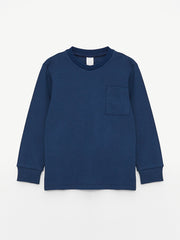 Crew Neck Basic Baby Boy T-Shirt