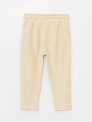 Elastic Waist Velvet Baby Boy Tracksuit Bottom
