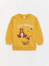Crew Neck Printed Baby Boy Sweatshirt
