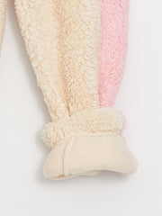 Elastic Waist Plush Baby Girl Tracksuit Bottom