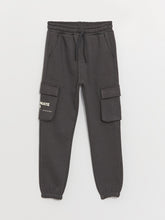 Boys Cargo Sweatpants With Elastic Waist