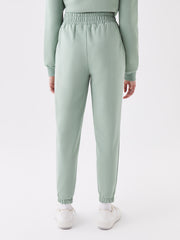 Embroidered Women Jogger Sweatpants with Elastic Waist