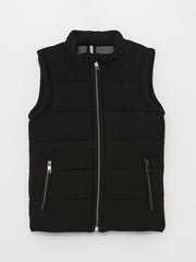 High Collar Boys Vest