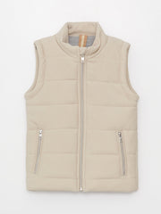 High Collar Boys Vest