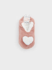 Lcw Dream Pink Plain Non-Slip Sole Women'S Home Socks