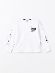 LCW Kids
Buxe White Crew Neck Long Sleeve Printed Boy T-Shirt