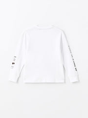 LCW Kids
Buxe White Crew Neck Long Sleeve Printed Boy T-Shirt