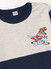 LCW Kids
Navy Blue Crew Neck Printed Boy's Tracksuit