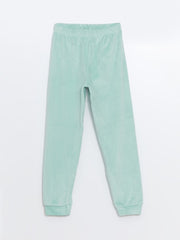 LCW Kids
Light Green Crew Neck Velvet Girls Pajama Set